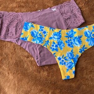 VS PINK seamless thong and cheekster - size M BNWT